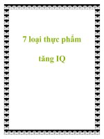 7 loại thực phẩm tăng IQ pdf