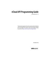 vCloud API Programming Guide vCloud Director 1.5 doc