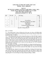 đáp án đề thi thực hành-quản trị doanh nghiêp vừa và nhỏ-mã đề thi qtdnvvn-th(22)