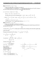 Các bài tập dể và khó cơ bản về khảo sát hàm số trong ôn thi đại học năm 2012- 2013 ppt