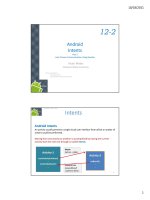 Android chapter12 intents 2