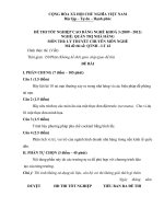 đề thi lí thuyết tốt nghiệp khóa 3 - quản trị nhà hàng - mã đề thi qtnh - lt (42)