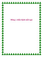 Đông y chẩn bệnh mất ngủ. docx