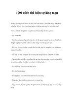 1001 cách thể hiện sự lãng mạn docx