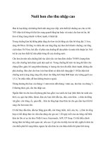 Nuôi hon cho thu nhập cao pot