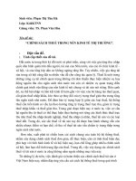 chính sách thuế trong nền kinh tế thị trường