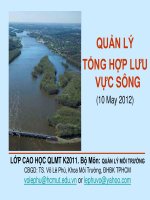 QUẢN LÝ TỔNG HỢP LƯU VỰC SÔNG pot