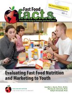 Fast Food FACTS: Evaluating Fast Food Nutrition and Marketing to Youth ppt