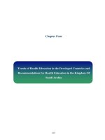 Trends of Health Education in the Developed Countries and Recommendations for Health Education in the Kingdom Of Saudi Arabia potx