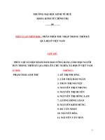 Tiểu luận PHÚC LỢI XÃ HỘI NHẰM ĐẢM BẢO CÔNG BẰNG CHO MỌI NGƯỜI DÂN TRONG THỜI KỲ QUÁ ĐỘ LÊN CHỦ NGHĨA XÃ HỘI Ở VIỆT NAM ppt