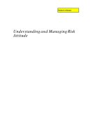 Understanding and Managing Risk Attitude potx