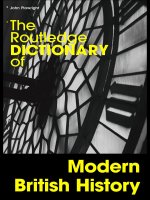 The Routledge Dictionary of Modern British History doc