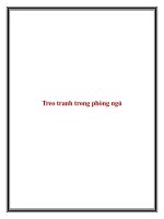 Treo tranh trong phòng ngủ doc