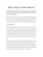 Bệnh “xoàng” mà chữa không dễ ! pot