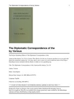 The Diplomatic Correspondence of the American Revolution, Vol. XI doc