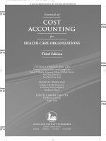 ESSENTIALS OF COST ACCOUNTING FOR HEALTH CARE ORGANIZATIONS doc