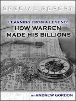 LEARNING FROM A LEGEND: HOW WARREN MADE HIS BILLIONS pot