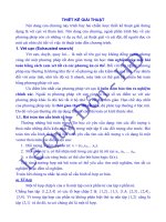 THIẾT KẾ GIẢI THUẬT potx