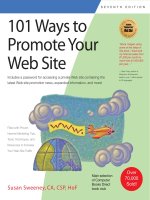 101 Ways to promote youar web site pptx