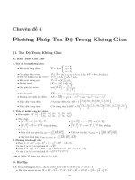 Phương pháp tọa độ trong không gian