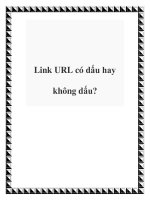 Link URL có dấu hay không dấu? pot