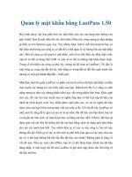 Quản lý mật khẩu bằng LastPass 1.50 docx