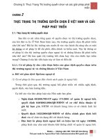 Chương 2: Thực Trạng Thị trường quyền chọn và các giải pháp phát triển doc