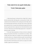 Tình cảnh lẻ loi của người chinh phụ Trích Chinh phụ ngâm pdf