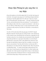 Dược liệu Phòng kỷ gây ung thư và suy thận pot