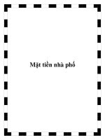 Mặt tiền nhà phố ppt