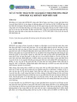 XỬ LÝ NƯỚC THẢI NƯỚC GIẢI KHÁT THEO PHƯƠNG PHÁP SINH HỌC KỴ KHÍ KẾT HỢP HIẾU KHÍ pot