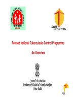 Revised National Tuberculosis Control Programme -An Overview pptx
