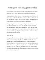 Ai là người cuối cùng gánh nợ xấu? pdf