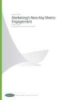 Marketing’s New Key Metric: Engagement pot