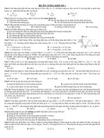 ĐỀ ÔN TỔNG HỢP MÔN VẬT LÝ docx