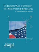 The economic Value of citizenship for immigrants in The united states ppt