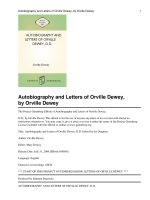 Autobiography and Letters of Orville Dewey, by Orville Dewey1Autobiography and Letters of Orville Dewey, by Orville DeweyThe Project Gutenberg EBook of Autobiography and Letters of Orville Dewey, D.D., by Orville Dewey This eBook is for the use of an pptx