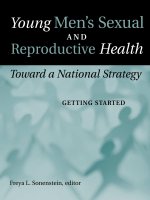 Young Men’s Sexual AND Reproductive Health: Toward a National Strategy Getting Started potx