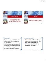 Nghiệp vụ tín dụng ngân hàng trung ương ppt