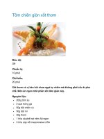 Tôm chiên giòn xốt thơm ppt
