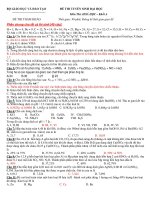 Đề Thi Thử Đại Học Khối A, B Hóa 2013 - Phần 12 - Đề 35 ppt