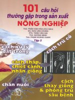 101 câu hỏi thường gặp trong sản xuất nông nghiệp 5 - cách trừ cỏ