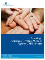Marriage: America’s Greatest Weapon Against Child Poverty potx