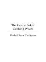 The Gentle Art Of Cooking Wives pdf