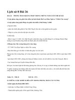 Lịch sử 8 Bài 26