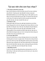 Tại sao nên cho con học nhạc? ppt