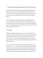 Tính năng mới trong phiên bản mới Google Chrome pdf