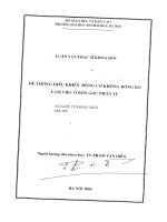 Hệ thống điều khiển không đồng bộ làm việc ở bốn góc phần tư pptx