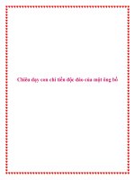 Chiêu dạy con chi tiền độc đáo của một ông bố docx