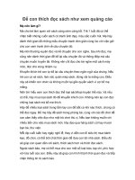 Để con thích đọc sách như xem quảng cáo pptx